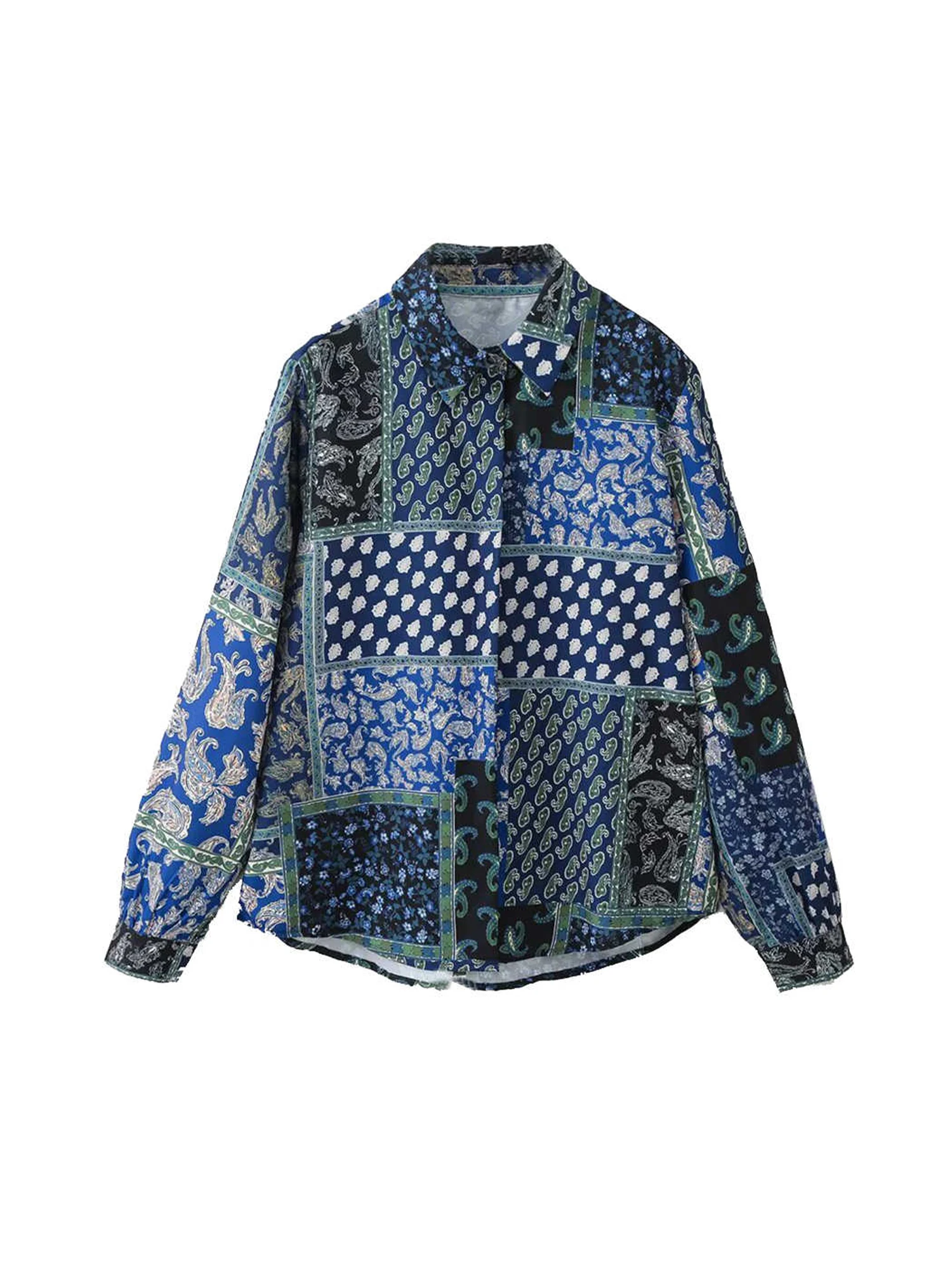 

Женские рубашки и блузки с длинными рукавами с цветочным принтом, винтажные эстетические элегантные рубашки поло 90-х годов Y2k 2000-х годов, шикарная осенняя одежда