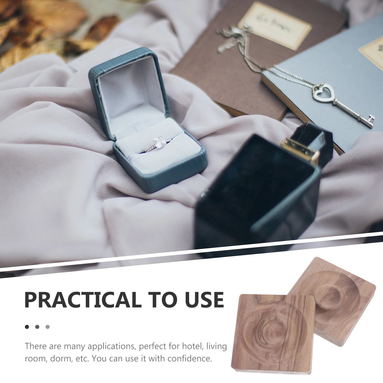 

2Pcs Wooden Bracelet Beading Tray Jewelry Display Organizer Desktop Sundries Holder Jewelry Plate Dresser Bracelet Tray