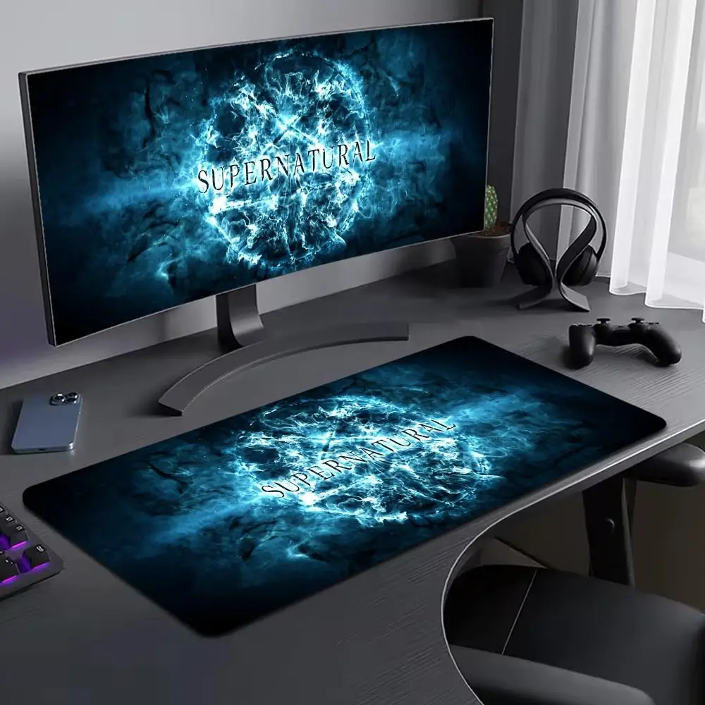 

Tv Supernatural Mouse Pad Large Computer Mouse Pad Office Accessories XXL Pc Gamer Non-slip Deskmat Mousepad Keyboard Rubber