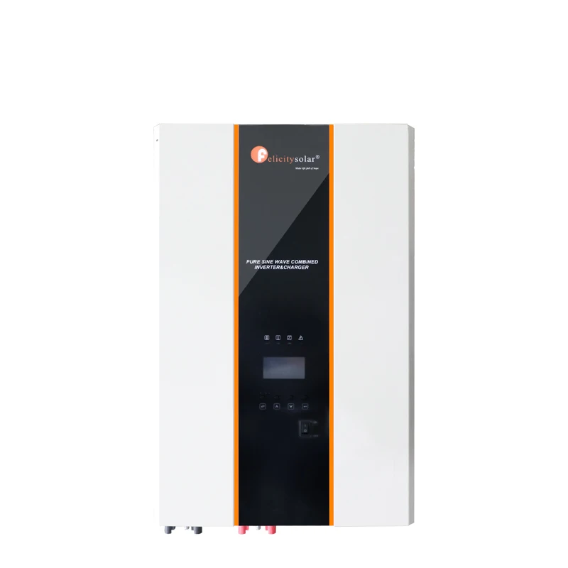 110V To 220V Solar Inverter With Power 10 KVA Built In 120A MPPT Controller Apply  24V 48V Battery