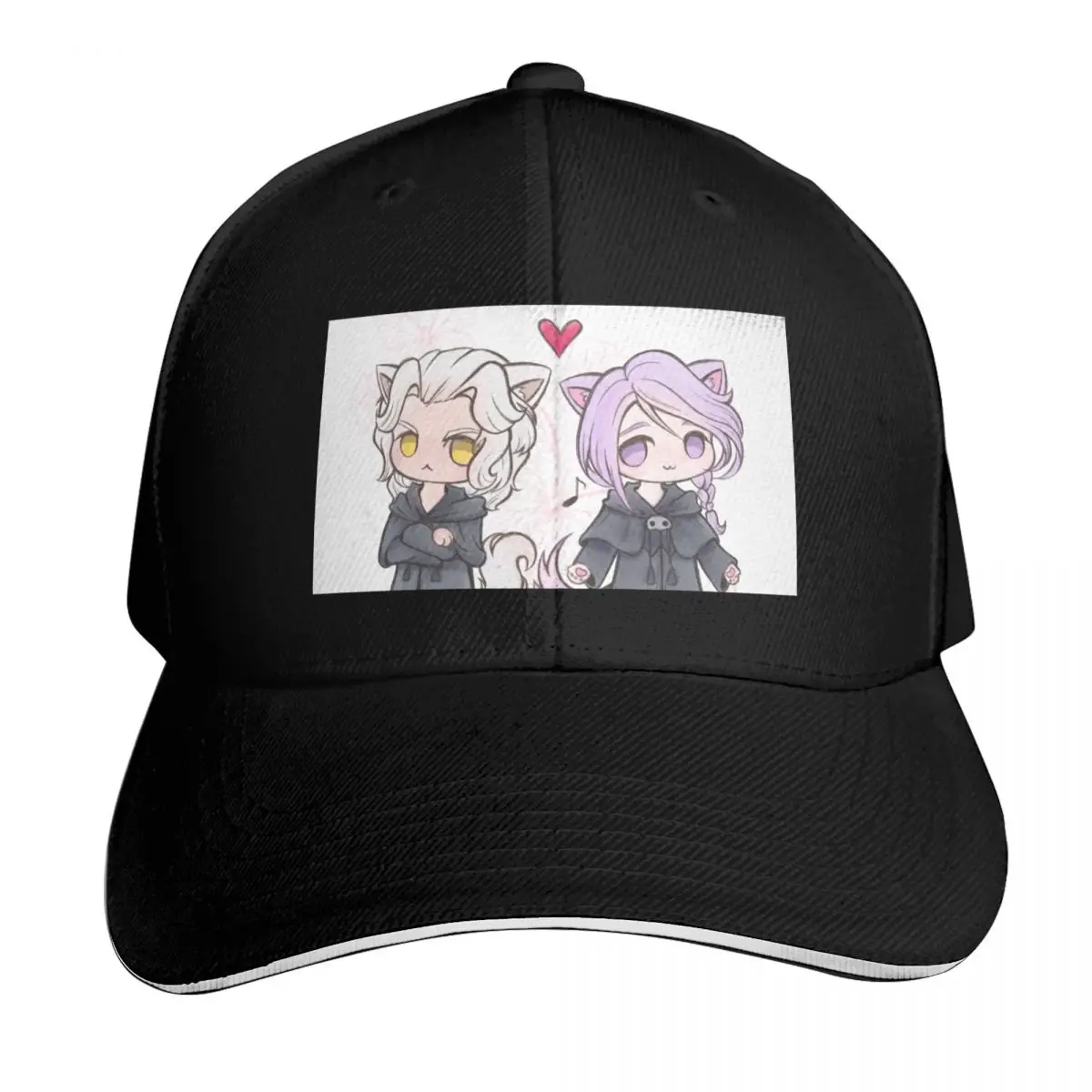 

FFXIV Emet-Selch Hythlodaeus Hades Hythades Hythemet Cats Baseball Cap Visor Streetwear Wild Ball Hat |-F-| Boy Women's