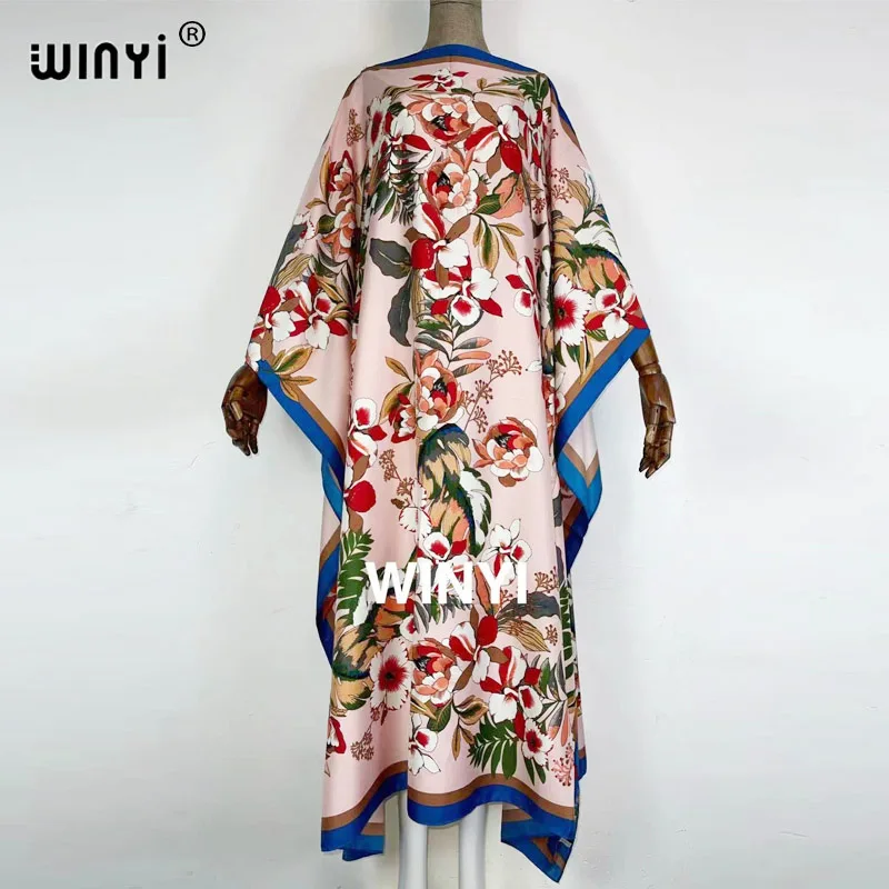 African vestidos de fiesta Boho Maxi printy Dress Summer Women Elegant Holiday sexy Beach Sundress Party Dress