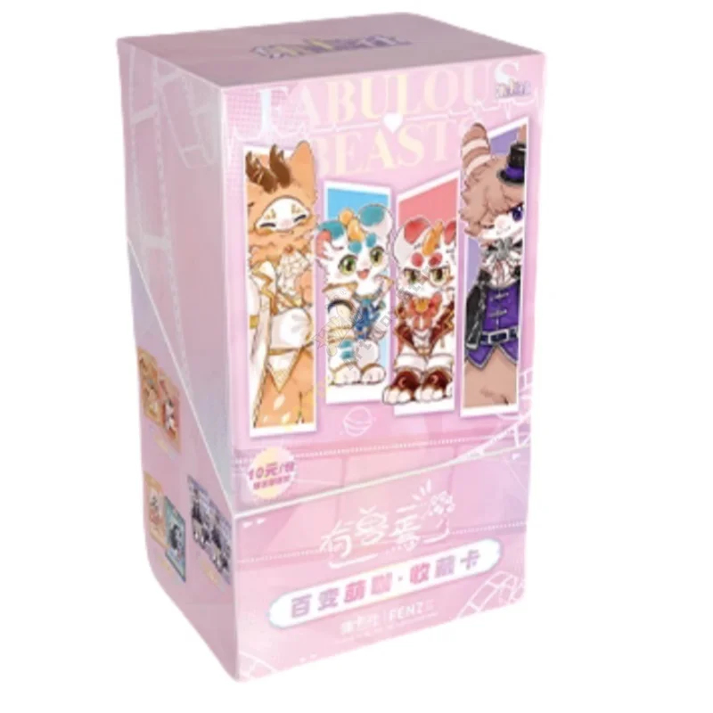 Genuino Fabulous Beasts Card Varietà Serie carina Bizarre Adventure Collezione anime carine Giochi Giocattoli Regalo Scatola originale