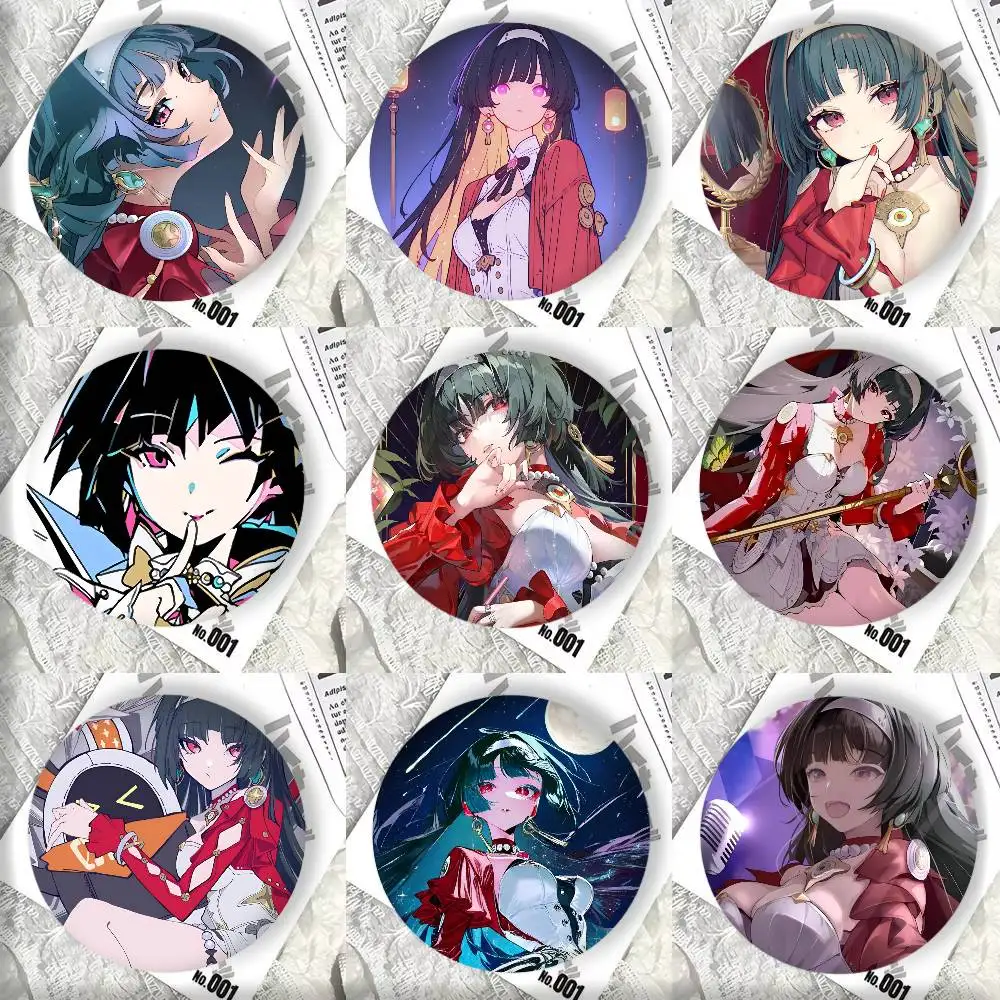 Anime Game Zenless Zone Zero Astra Yao Badge Tinplate DIY Backpack Clothing Accessories Jewelry Pins