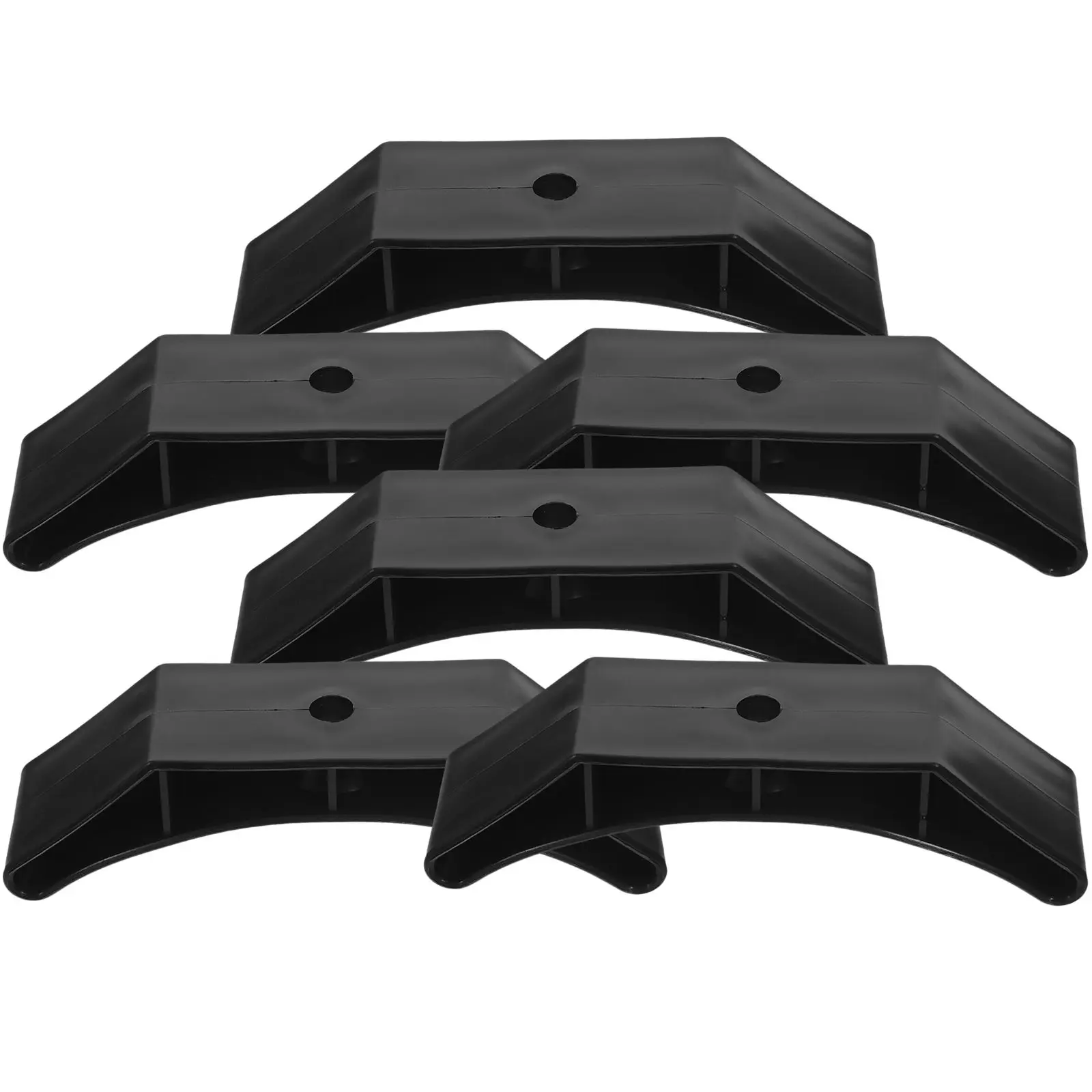 

6 Pcs Dumbbell Rack Black Hollow Stand Holder Weight ganizer Home Tools PP Material Durability Anti Wear Storage