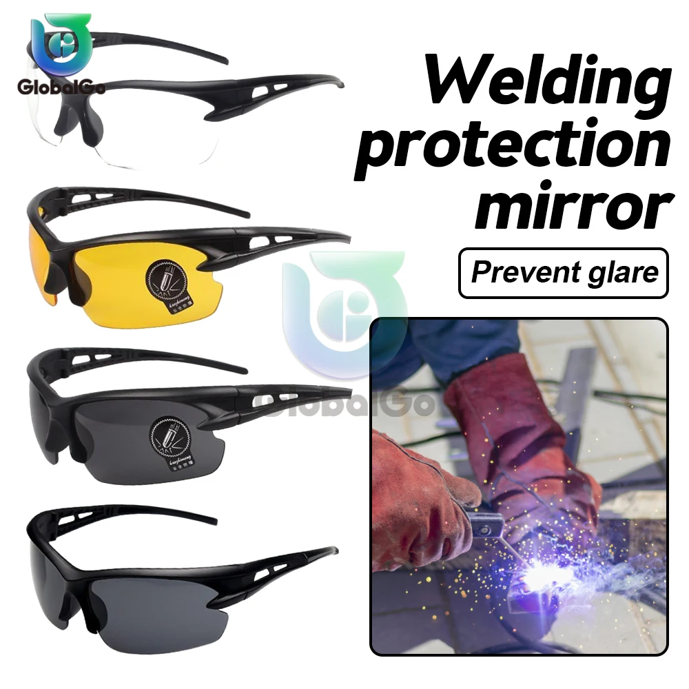 Gafas de soldadura de vidrio gafas especiales para soldadores antideslumbrante a prueba de polvo gafas de protección máquina de soldadura equipo