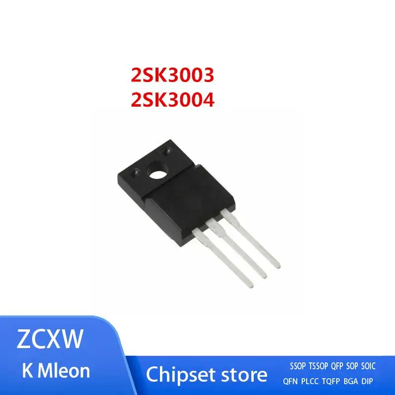 10PCS/LOT  2SK3003 K3003 2SK3004 K3004 TO-220F 18A 200V