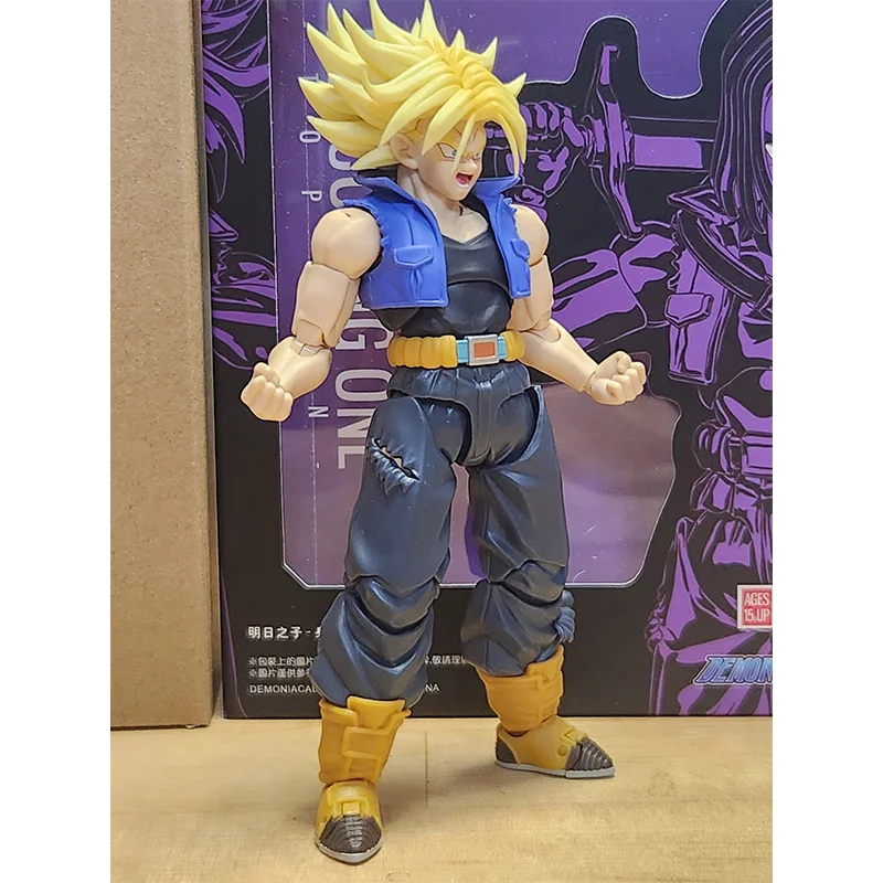 Figurine Demoniacal Fit Gogeta Dragon Ball Z SHF Hero valse Gogeta la danse suprême Super Saiyan troncs, jouet d'action, en Stock