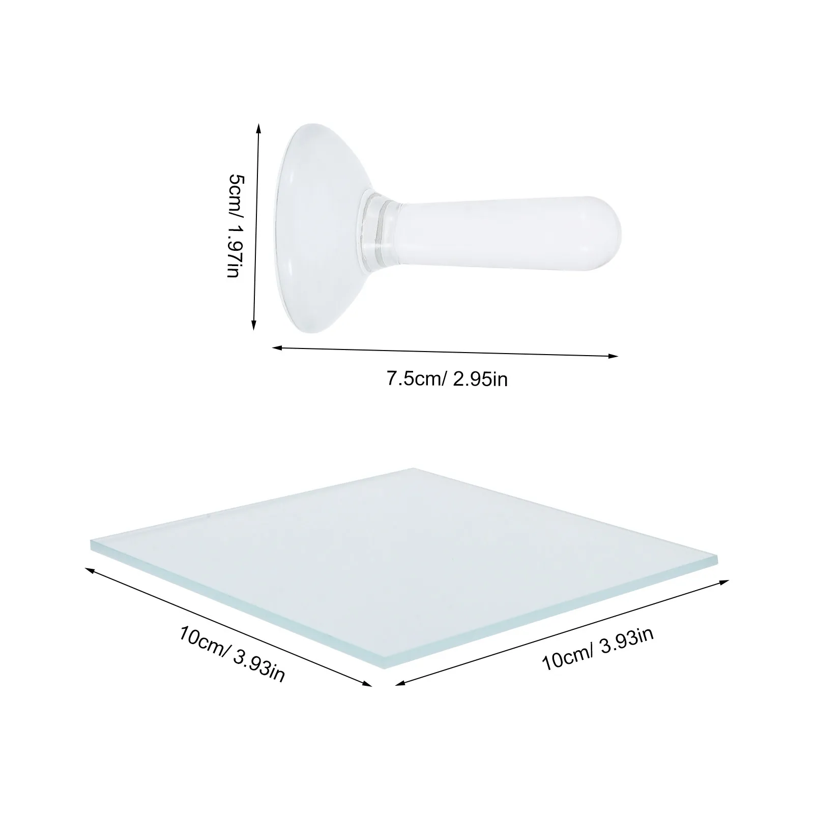 1 Set Glass Muller Grinding Slab, Mineral Pigment Grinding Plate With Pestle For Oil Acrylic Painting, For DIY Paint Making
