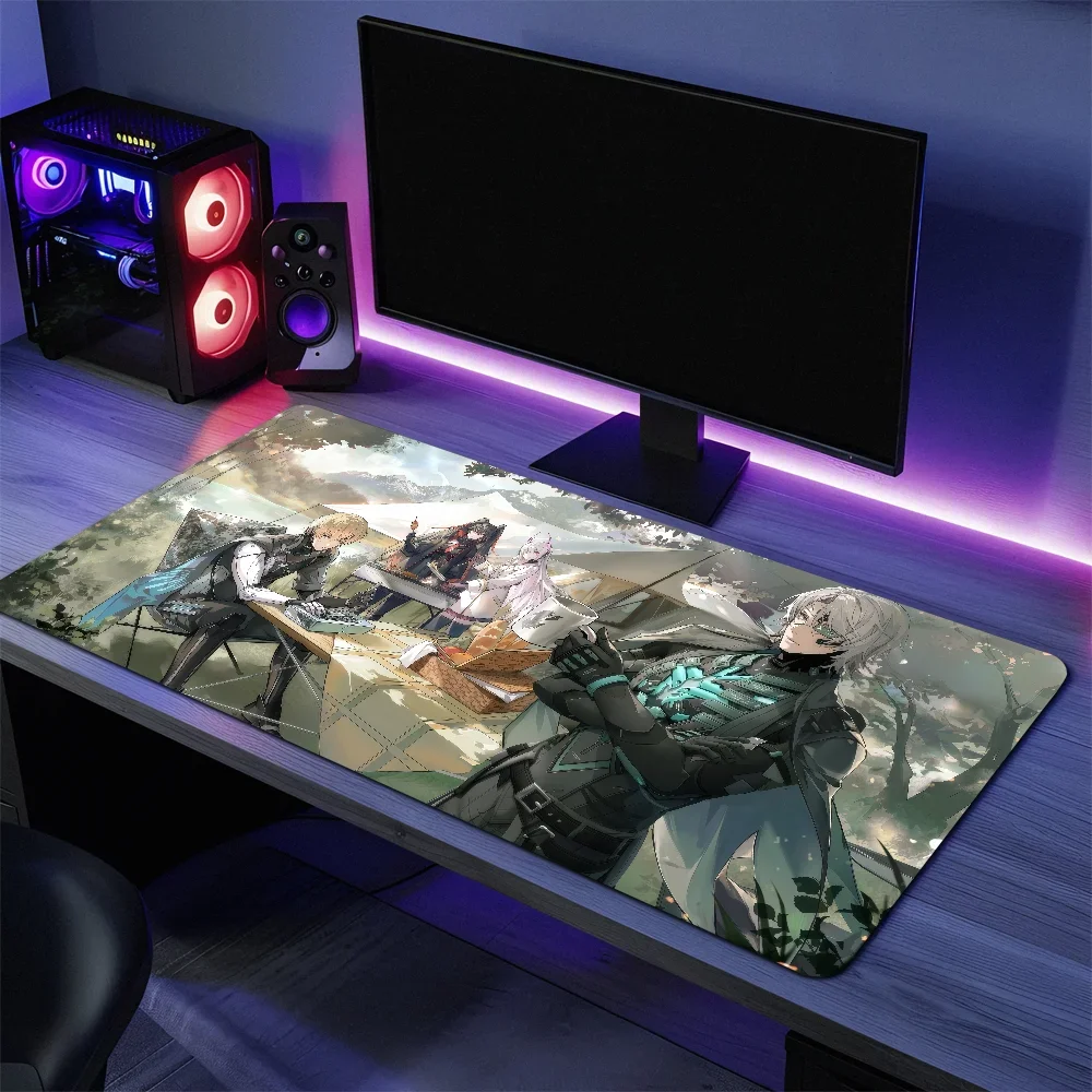 Mouse Pad Anti-fray Game Home Custom Ergonomic Punishing Raven Office Rubber G-Gray Large Desk Mat Keyboard PC Non-slip