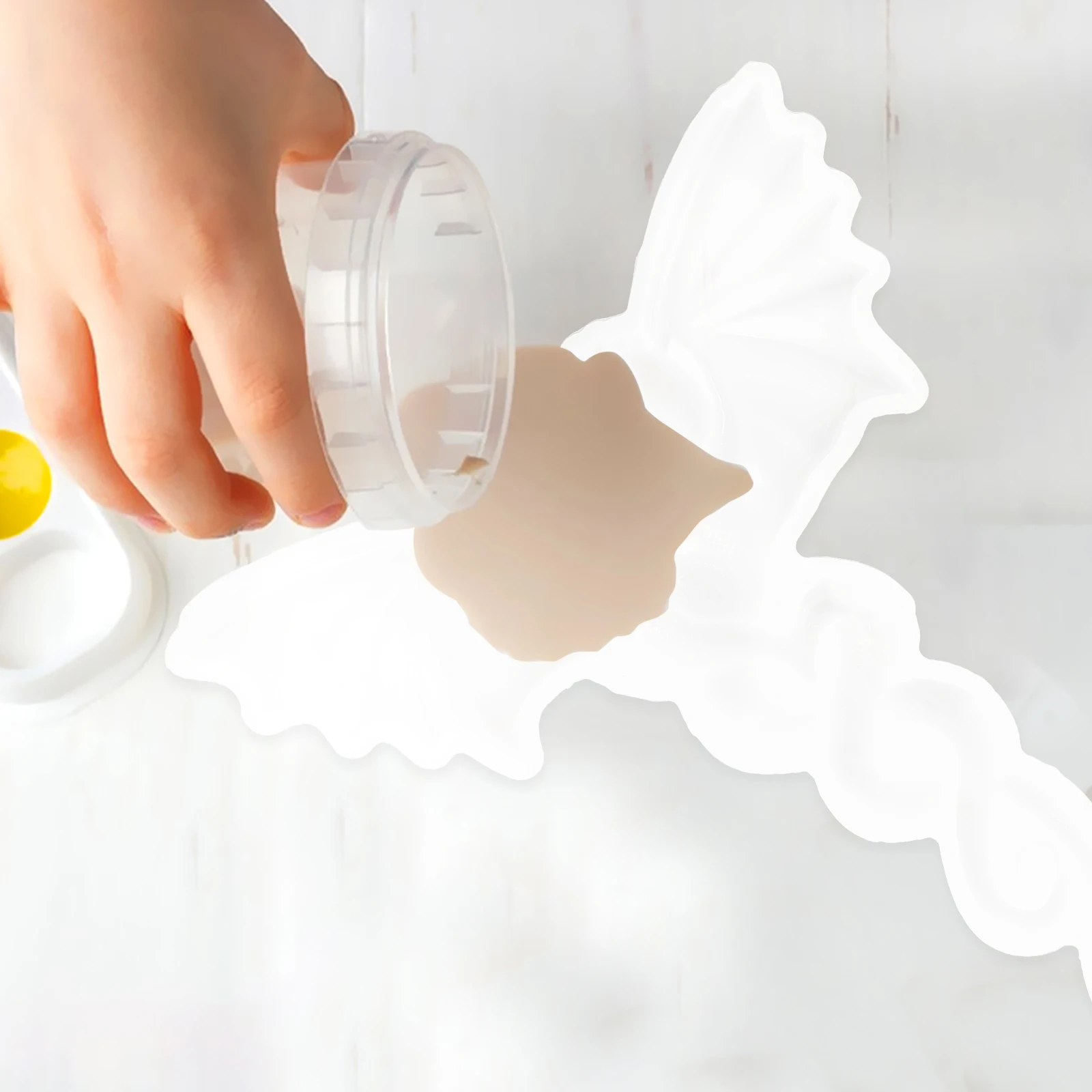 

Couple Mold DIY Crafts Silicone Jewelry Accessories Part White Color Resin Flexible Soap Mold Dragon Shaped Epoxy