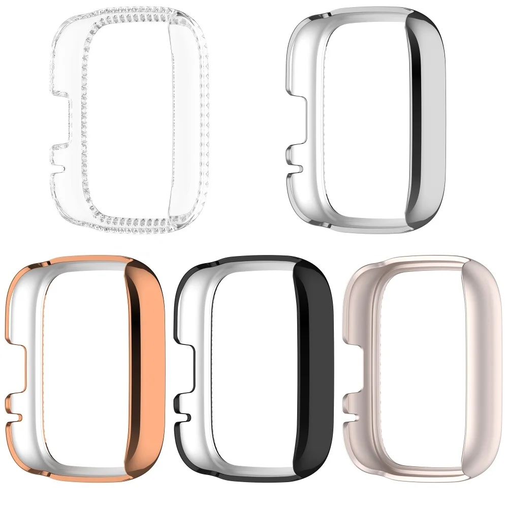 레드미 워치3 라이트 / 워치3 액티브 / 워치3 유스 에디션용 커버 케이스, 다이아몬드 무늬 단일 줄 보호 케이스