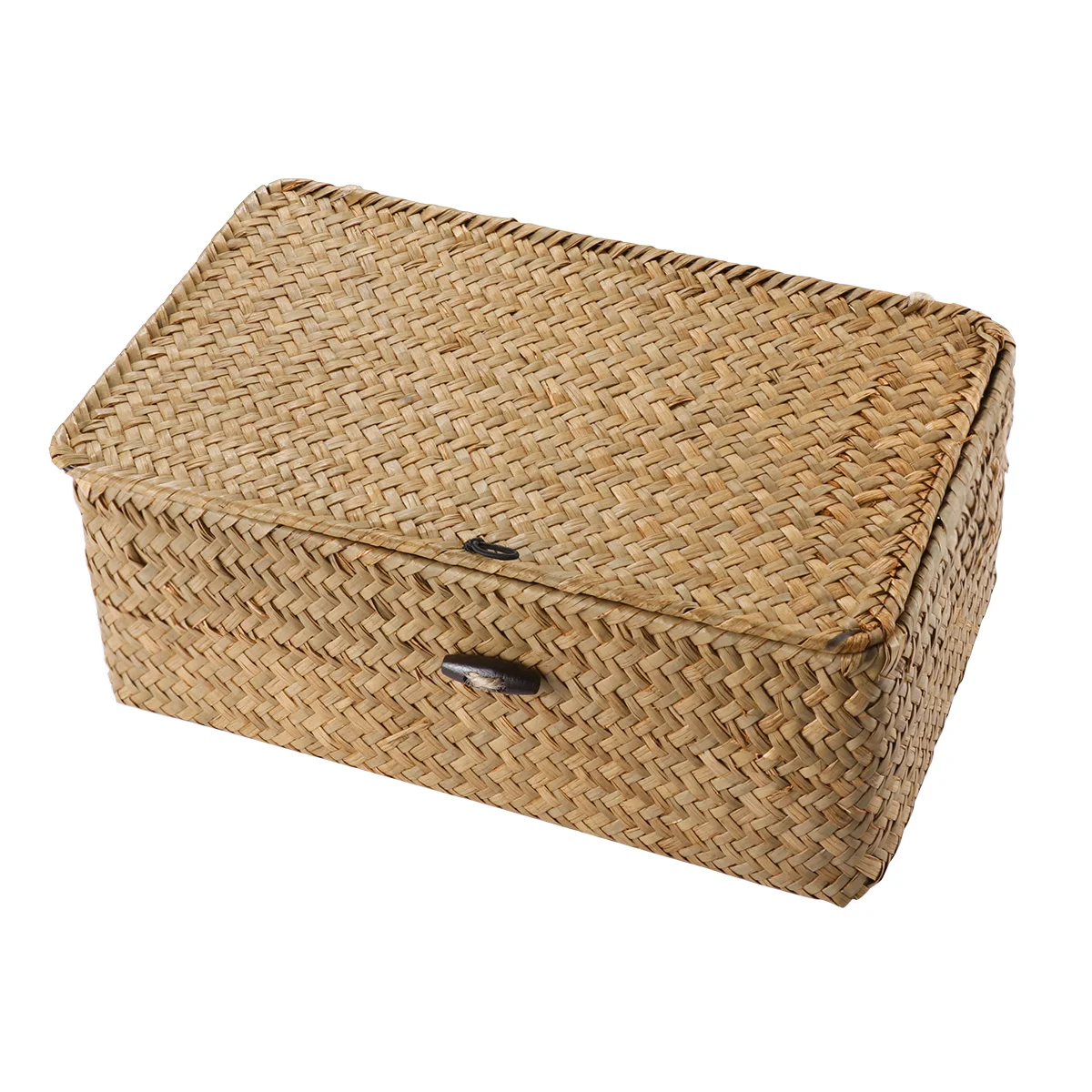 

Storage Basket Woven Bins with Lids Decorate Desktop Iron Wire Toddler for Shelves