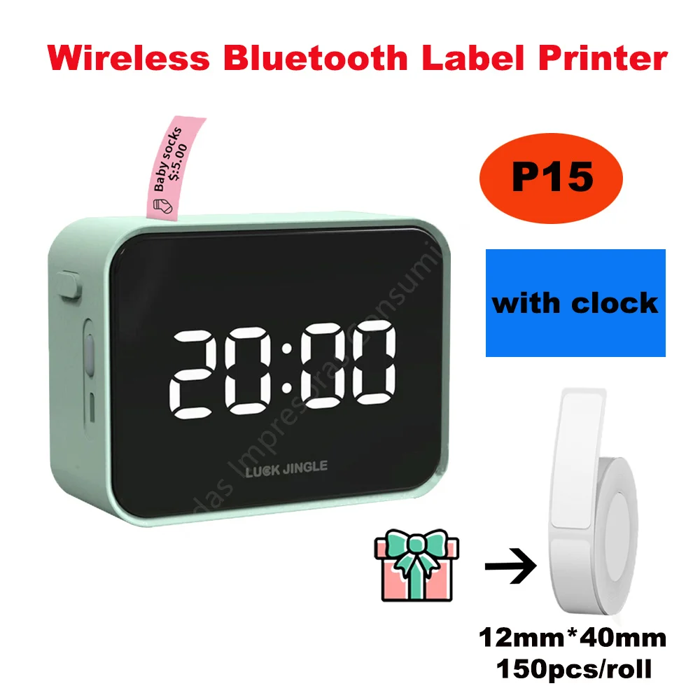 impressora de etiquetas termica sem fio portatil bluetooth label maker silimar como marklife p15 p12 l12 deli q2 phomemo d30 prt m11 3p 01