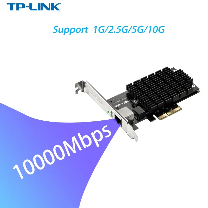 Imagem -02 - Placa de Rede Ethernet Tp-link 2500mbps Pcie Rj45 Lan 2.5g 10ge 10g 10000mbps Tl-nt521 2500mbps