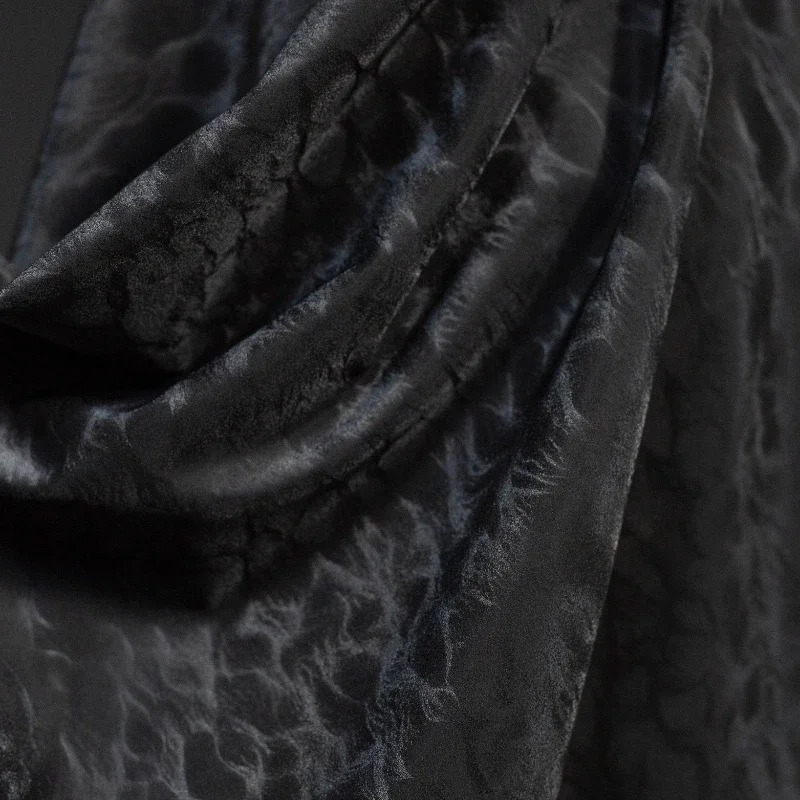 Stretch Suede Fabric Wave Patterned Diy Sewing Creative Outerwear Pants Designer Fabrics Cloth Material By The Meter