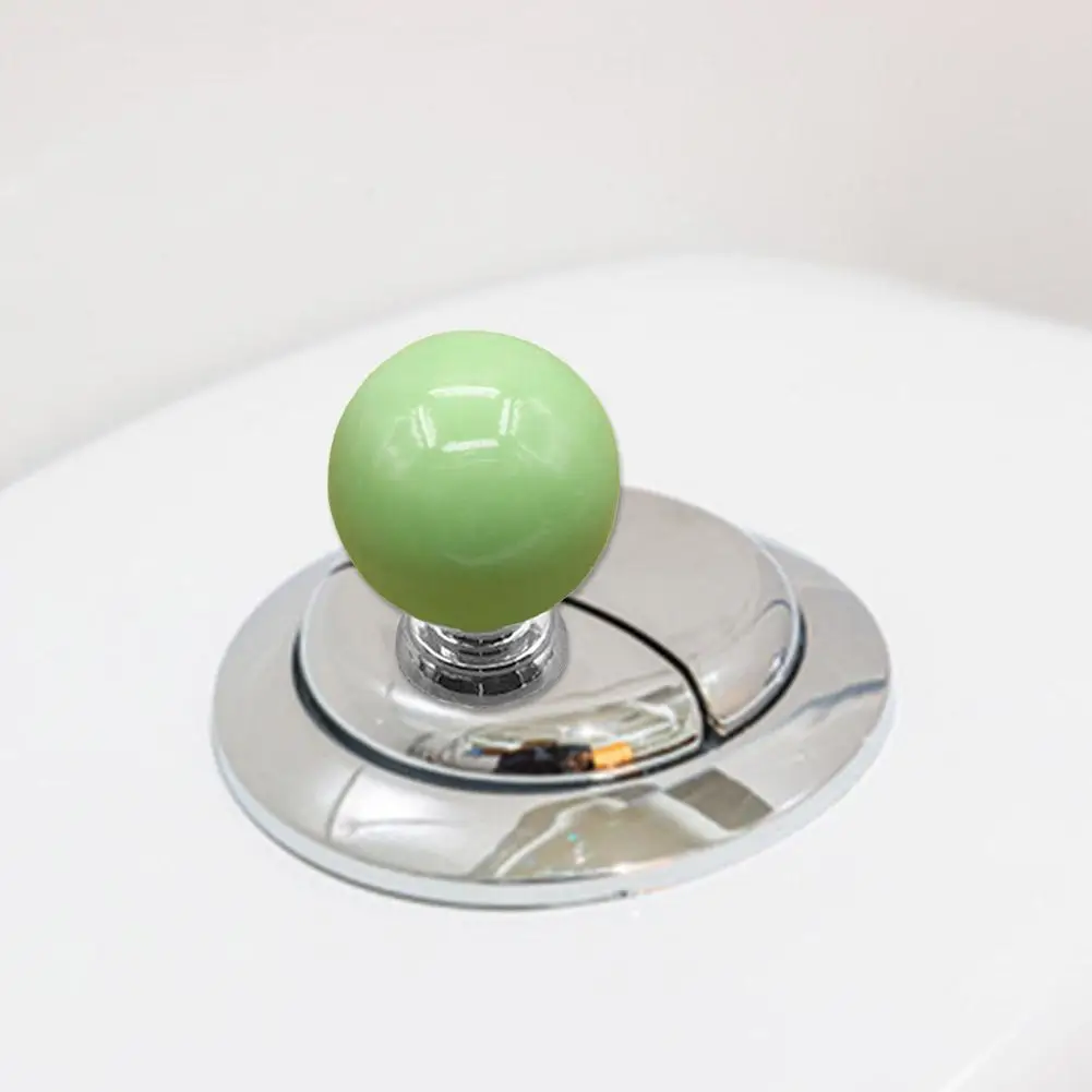 Circular Shaped Toilet Press Button Creative Toilet Tank Button Portable Plastics Button Push Switch Toilet Bathing Room Tools