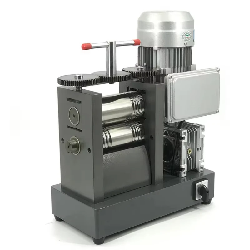 1.5HP Electrical Rolling Mill Machine Jewelry Gold Wire Chain Metal Sheet Roll Customized Roller
