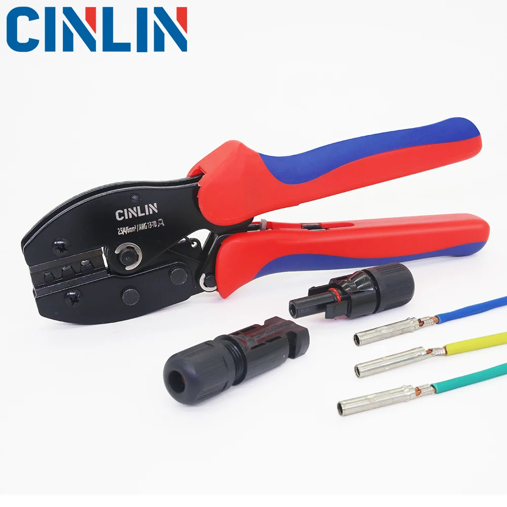 Solar Photovoltaic Terminal Crimping Pliers 220cm LY-2546B Solar Panels Waterproof Seal Connector Tool Single Pliers Set