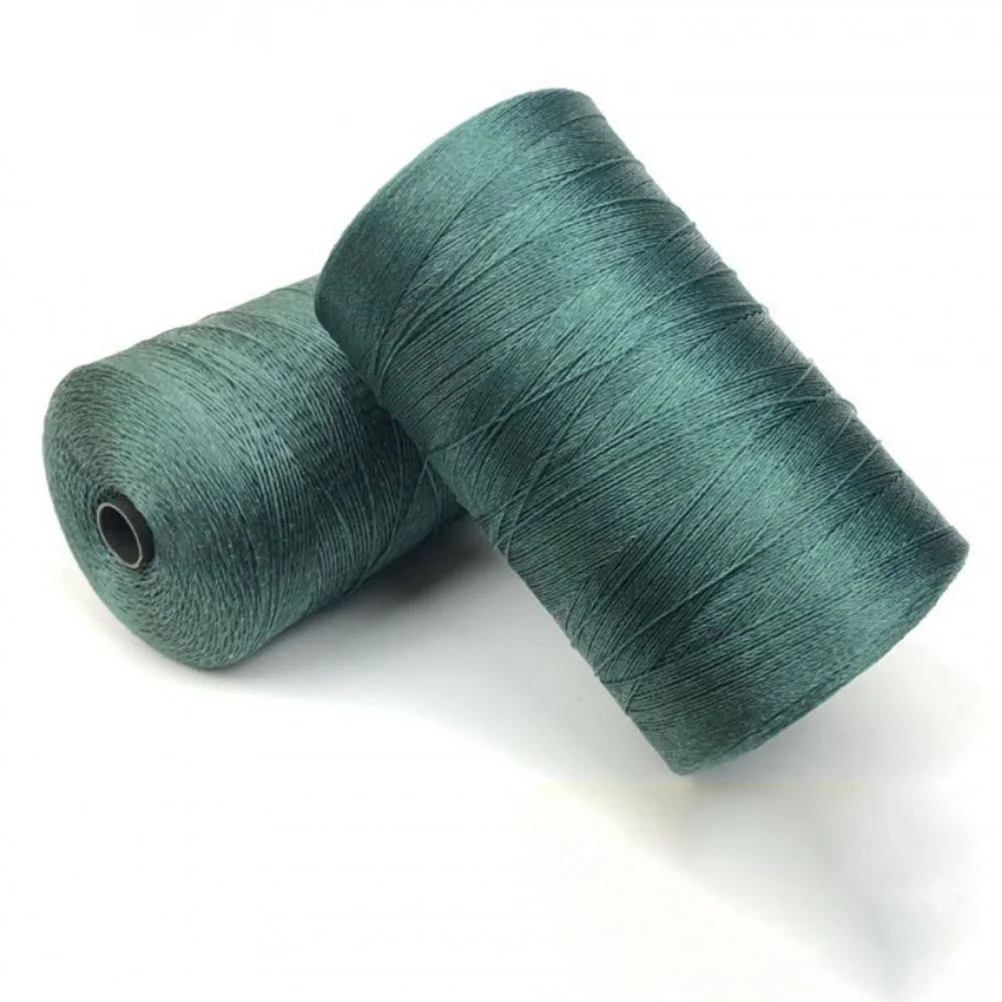 Cuerda de nailon multiusos para reparación de sedal de pesca, hilo trenzado, suministros de aire, verde oscuro, viaje