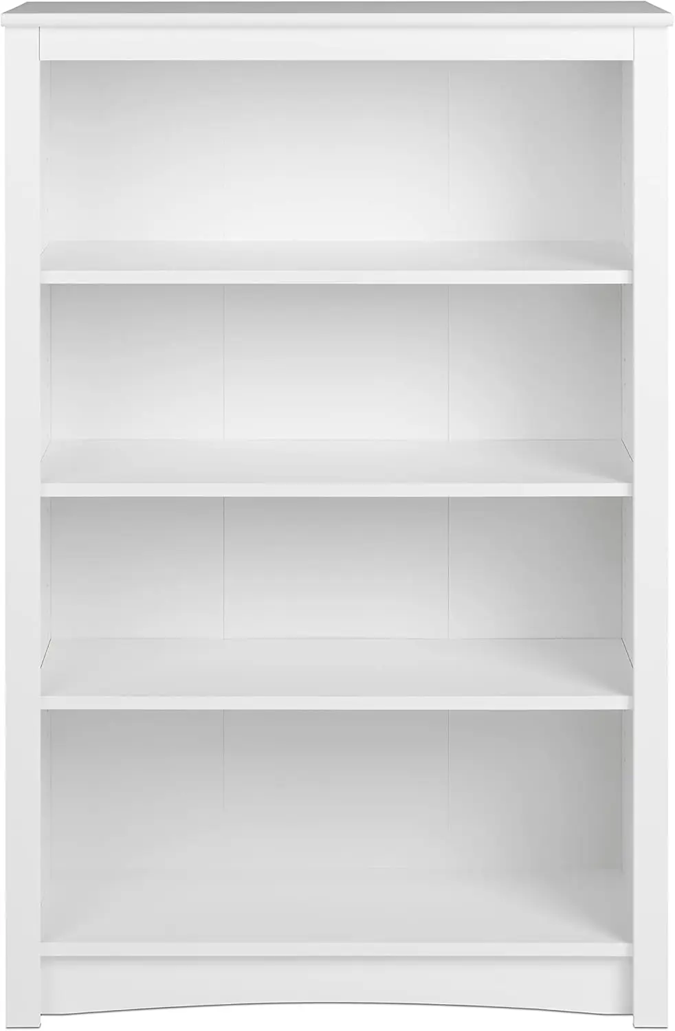 Prepac Home Office 4-Shelf Standard Bookcase, 31.5 in. W x 48 in. H x 13 in. D, White