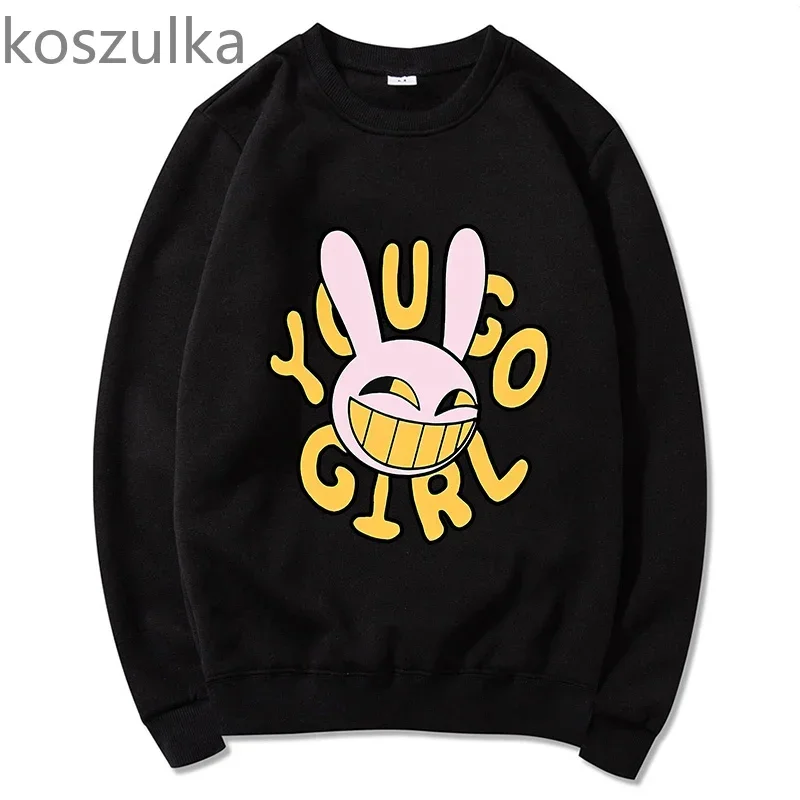 The Amazing Digital Circus Jax Hoodies Fashion Women Harajuku Funny Kawaii Hoodies Unisex Casual Vintage Pullovers Sweatshirts