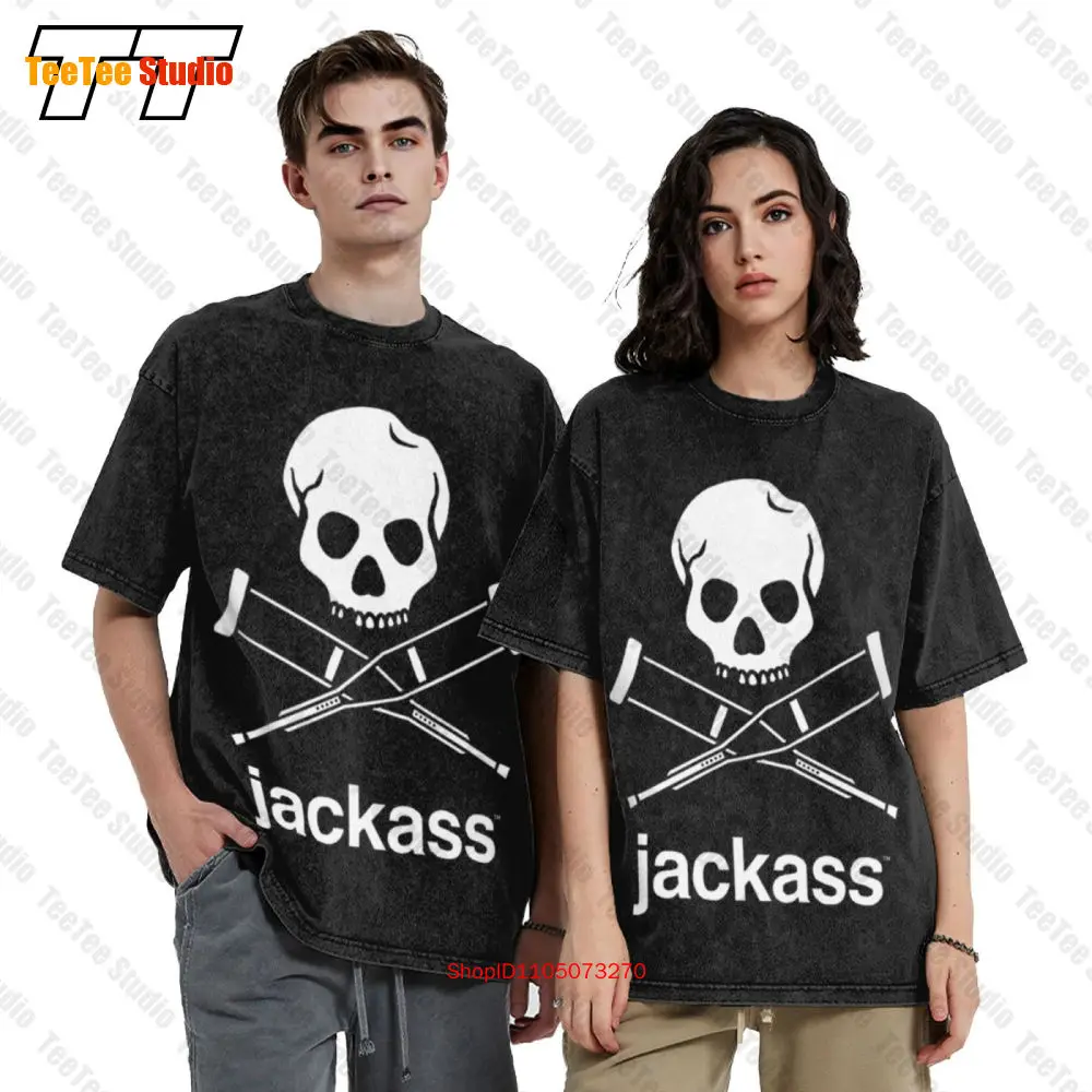Jackass Logo Vintage Oversized T-Shirt 8I4X