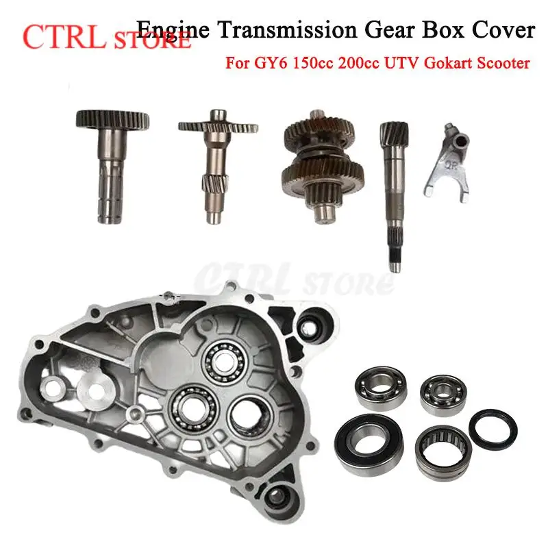 High Quality Farmer GY6 150 Built-in Reverse Engine Gearbox Side Cover Box for GY6 125 150 200cc Dirt Pit Bike Go Kart ATV Quad