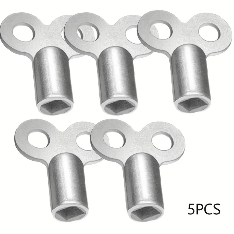 5pcs Heater Bleed Valve Keys | Ideal for All Radiators, Square Keys for Ventilation