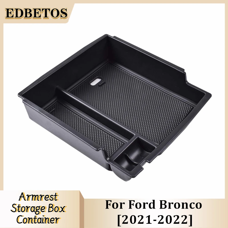 

Car Armrest Box Storage Center Console Storage Box For Ford Bronco 6th Gen 2021 2022 2023 ( Not Fit For Bronco Sport )