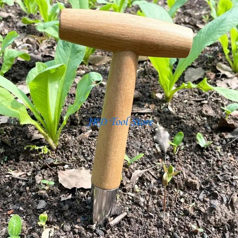 A2UD Hand Dibber,  Dibber, Garden Dibber, Dibber Garden Tool,T-Handle Sow Dibbler for Planting Flowers