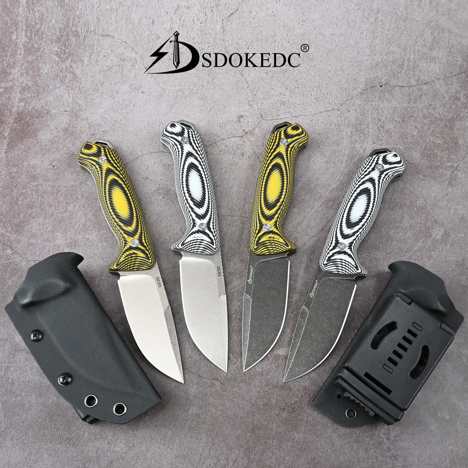 

Многофункциональный инструмент SDOKEDC DC53 из стали с рукояткой G10, сверхпрочный, для активного отдыха, кемпинга и туризма, высокая твердость