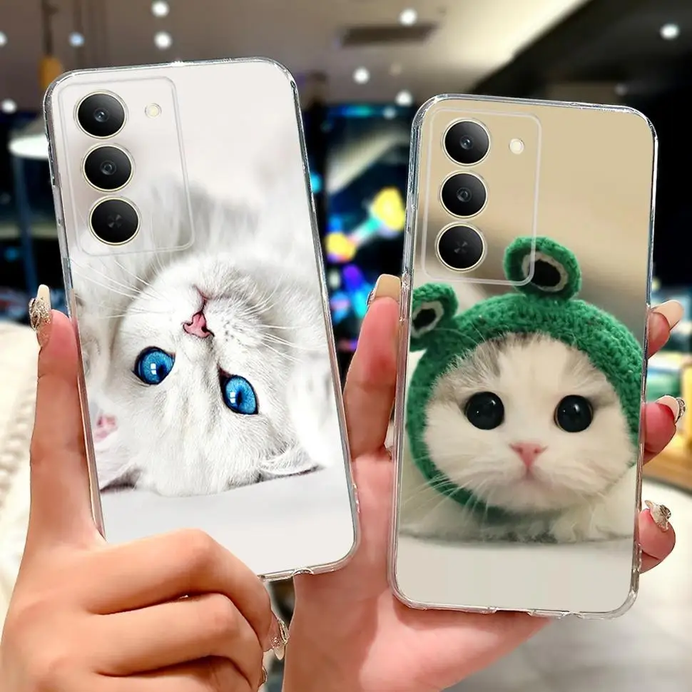 For Realme 14x Case Cover Stylish Art Painted Cover Soft Silicone Phone Case For Oppo Realme 14x Realme14x 5G Coque Bumper