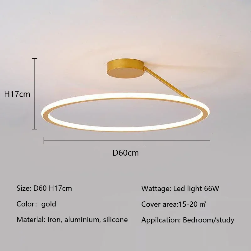 Moderne eenvoudige cirkel led-kroonluchter voor woonkamer eetkamer keuken voedsel tafels slaapkamer hanglampen home decor lichtarmatuur