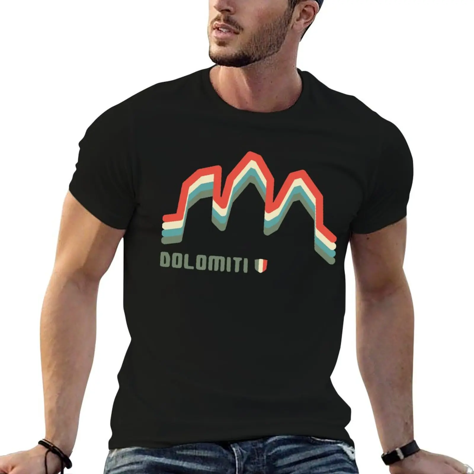 Dolomiti Tre Cime di Lavaredo Dolomites South Tyrol Italy T-Shirt custom t shirt animal prinfor boys Men's t-shirt