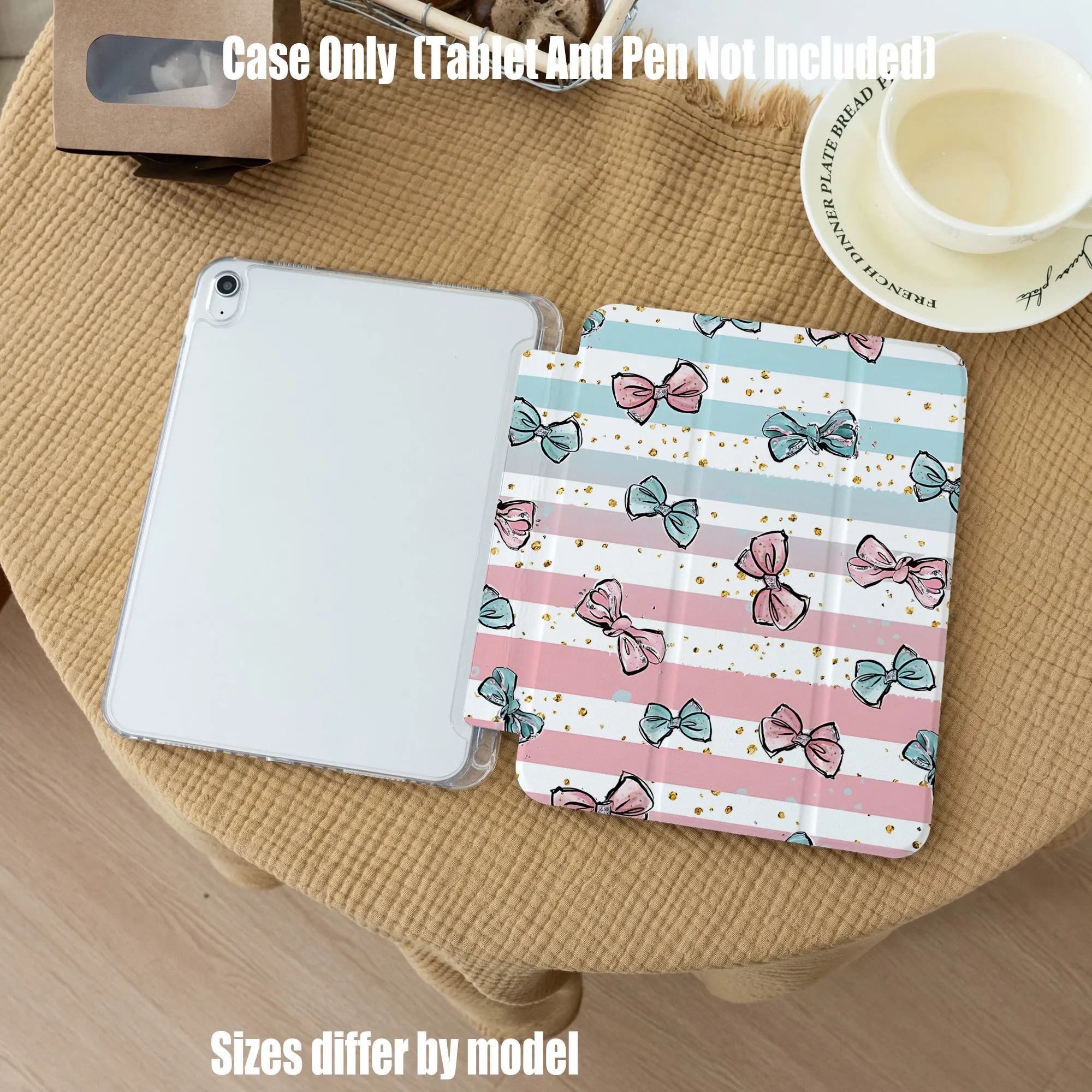 

Slim Fit Premium TPU Tablet Cover, Shockproof Durable Lightweight Protective Case for iPad Samsung Huawei Honor Redmi Xiaomi
