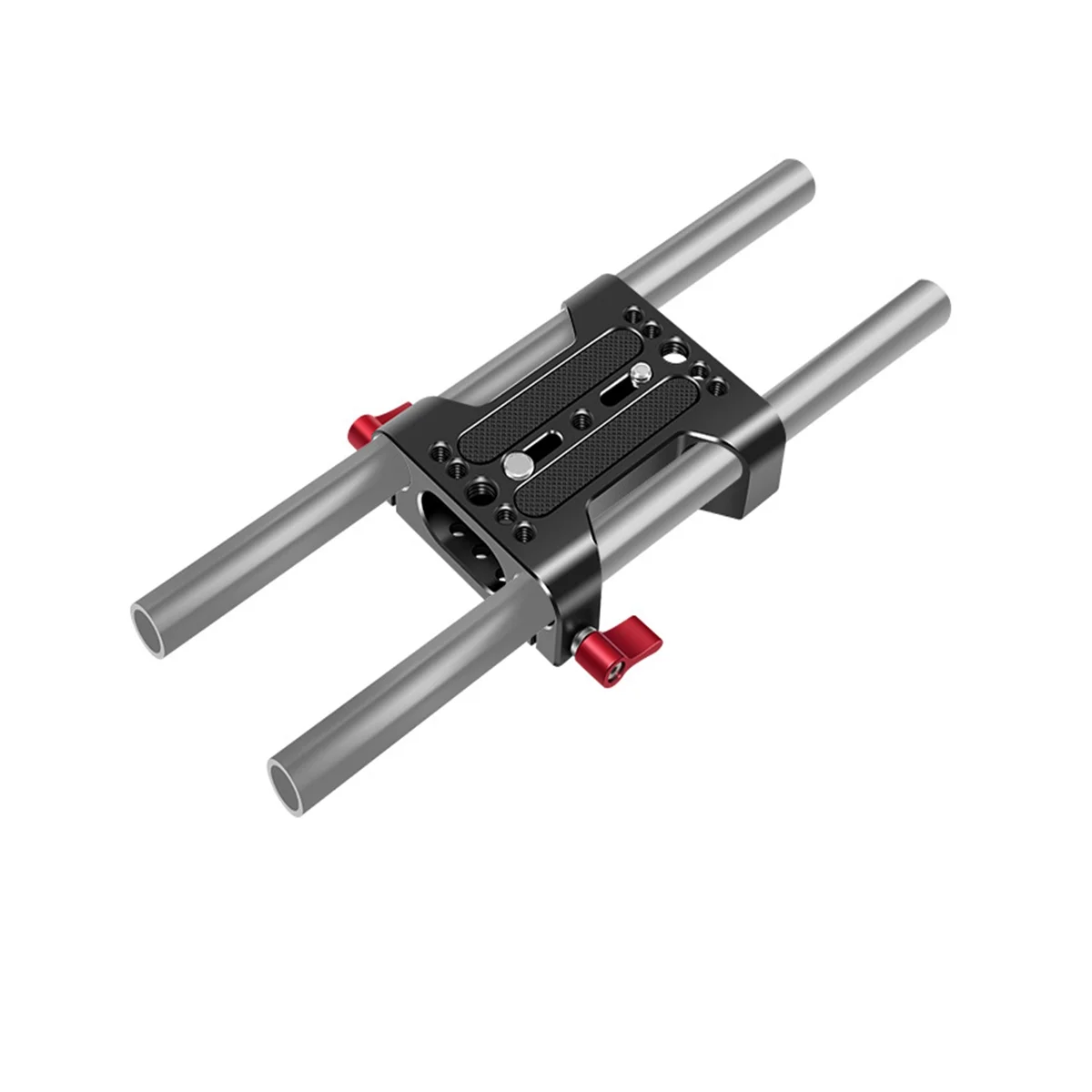 Camera Base Plate with Dual 15mm Rod Rail Clamp Suitable for Rabbit Cage and DSLR Rig Camera Accessories