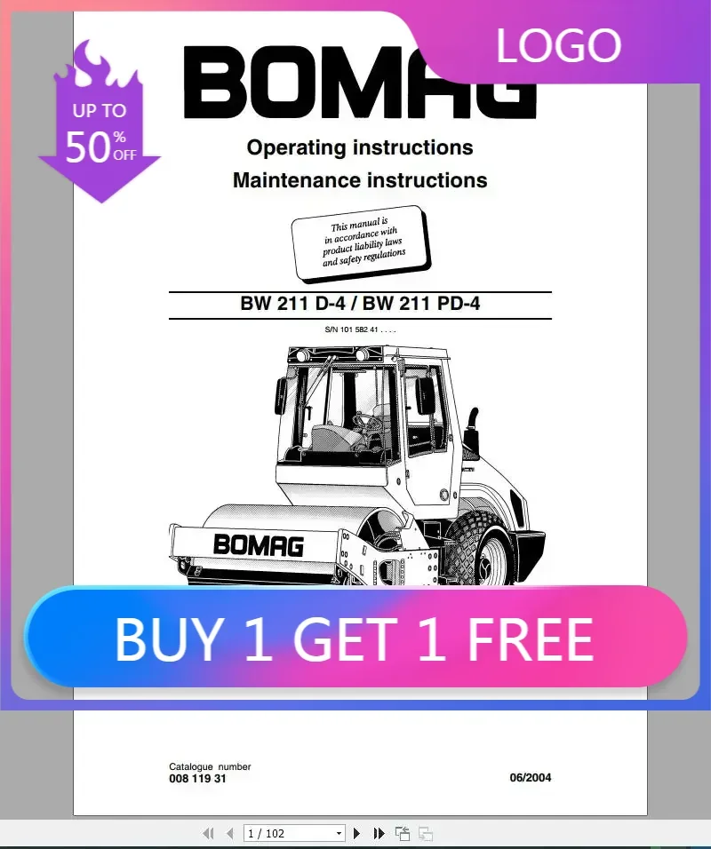 

SpecDiag BOMAG 2.08GB DVD Full Set Service Manuals - Service Training