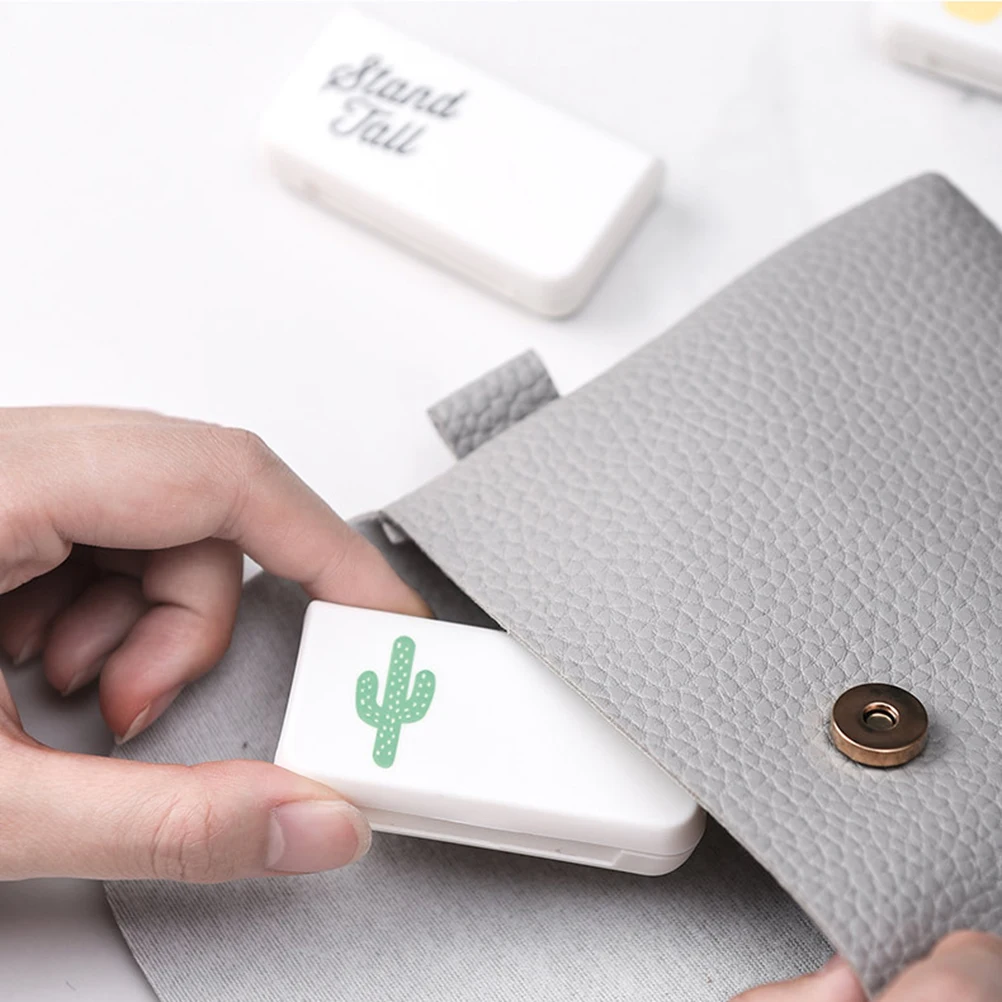 

5 шт. портативная аптечка пластиковый органайзер для хранения таблеток мини-футляр для путешествий домашнего офиса портативная медицина