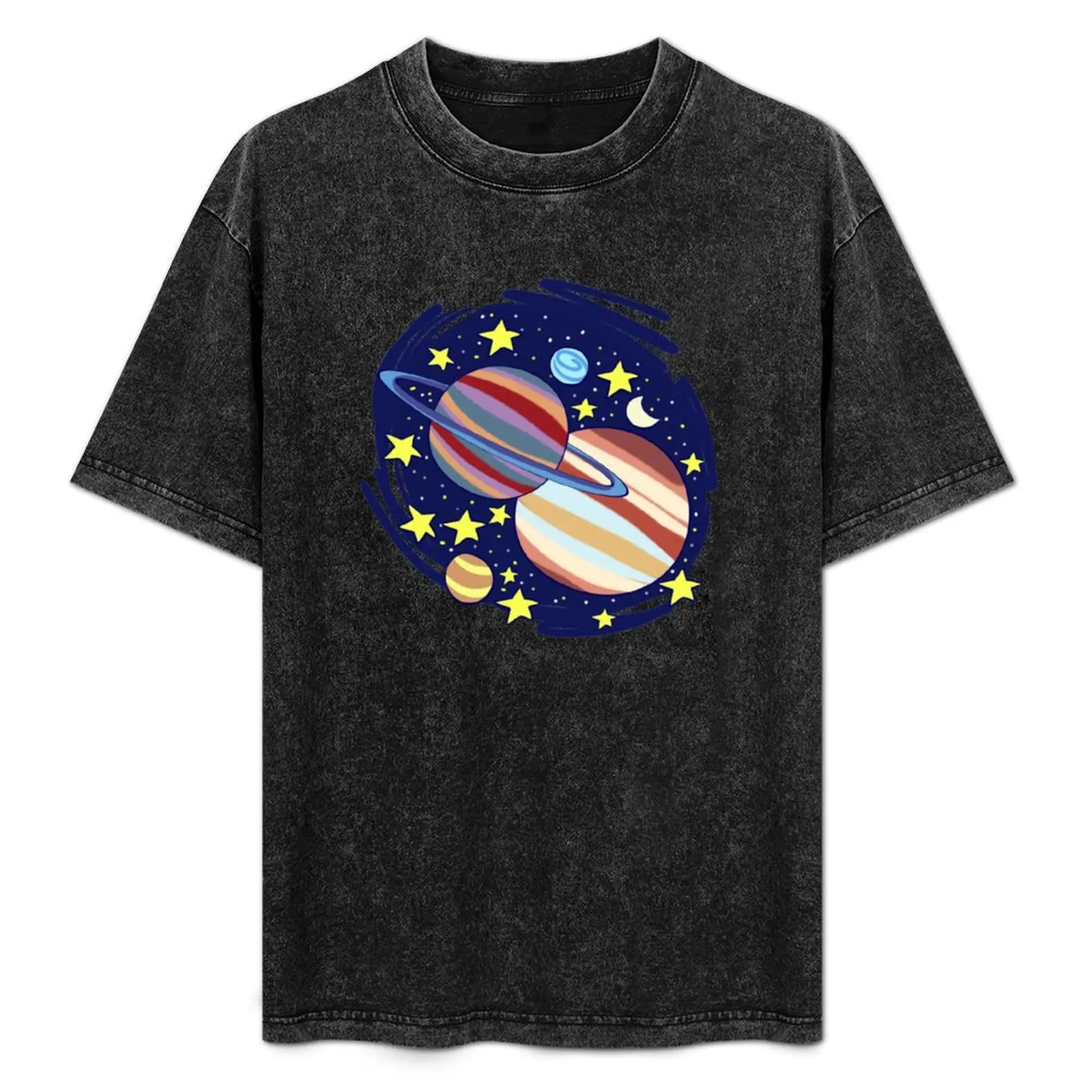 

The Great Conjunction (Jupiter and Saturn) T-Shirt Sports Casual Short Sleeve Cotton Tee