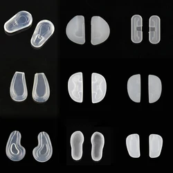 20pcs Silicone Glasses Eyeglasses Nose Pads Optical Frame Repair Accessory Part Push In Insert Type