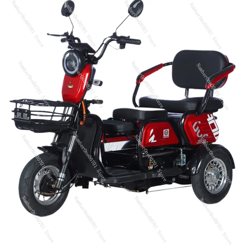 Small Electric Tricycle Lightweight Elderly Scooter Ladies Pick-up Children's New Battery Car