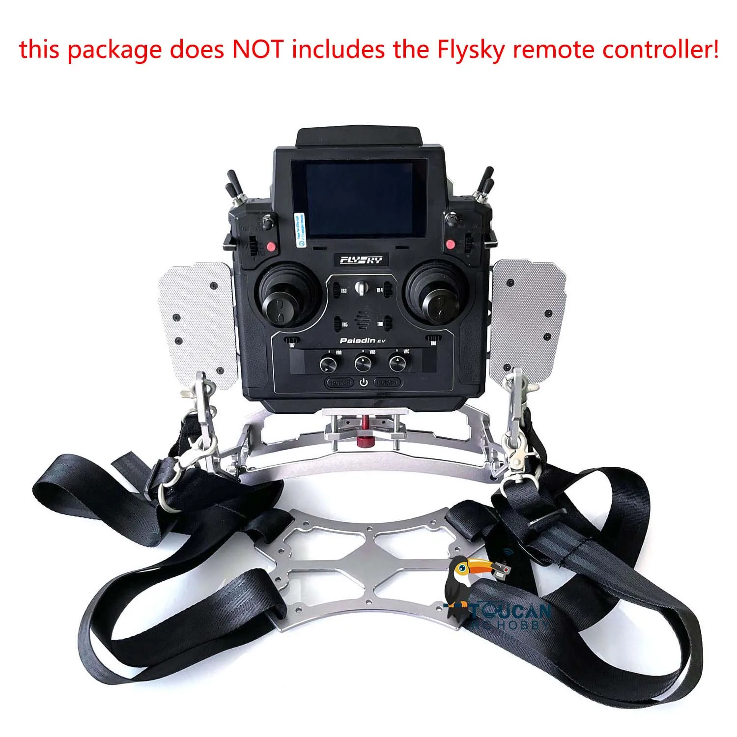 Metal Transmitter Trays Holder with Strap for Flysky Paladin PL18EV Remote Controller Model RC Spare Part TH21526-SMT5