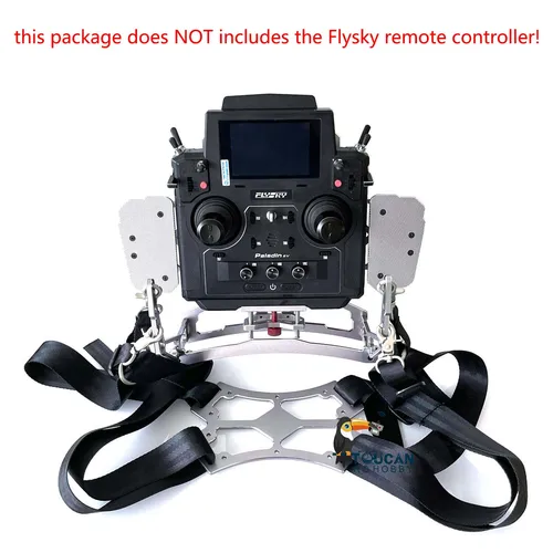 스트랩이 달린 금속 송신기 트레이 거치대, Flysky Paladin PL18EV 원격 컨트롤러 모델 RC 예비 부품 TH21526-SMT5
