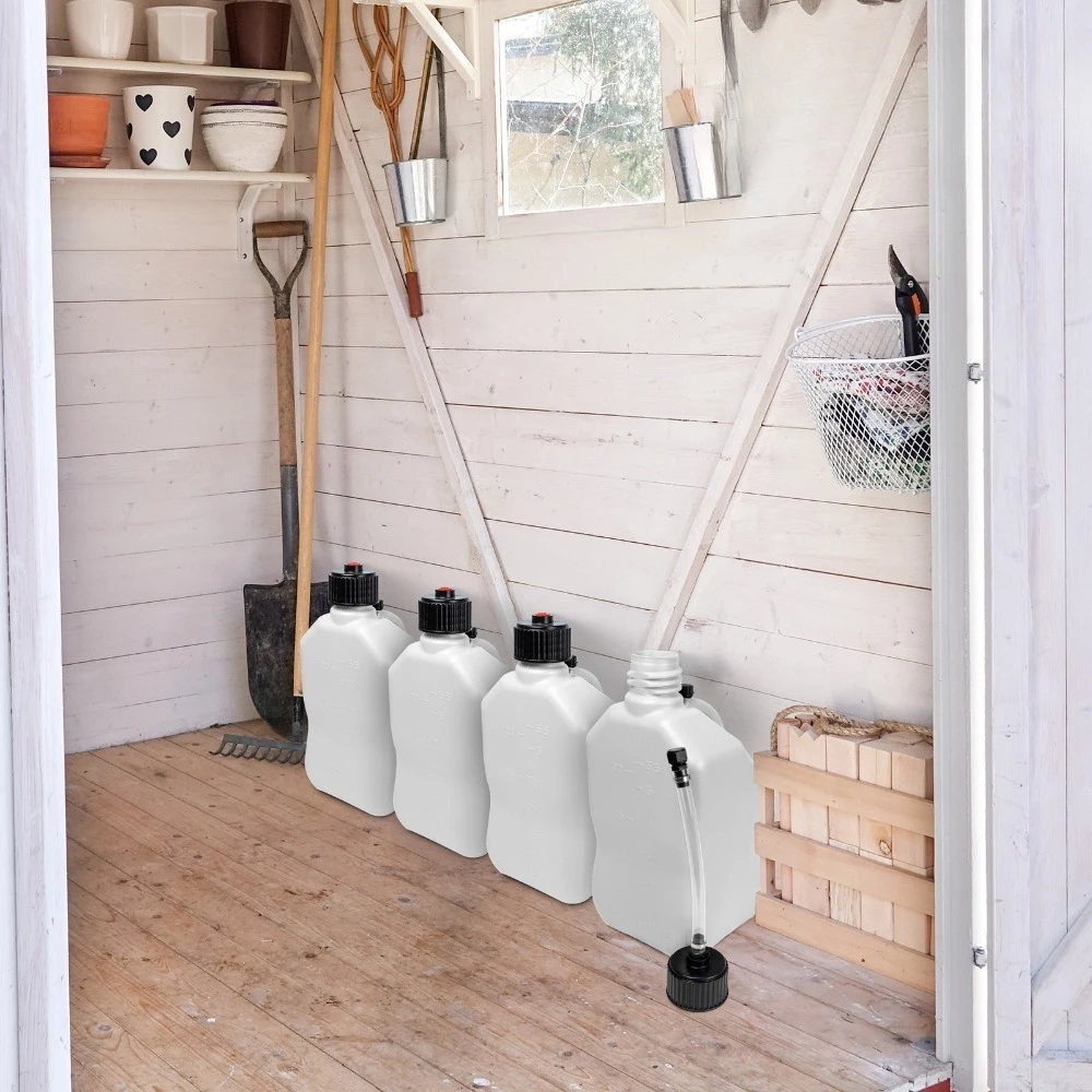 

Контейнер для хранения воды U-Jug, 4 шт., портативный пластиковый контейнер для воды, 5,5 галлонов, белый — 10 x 10 x 21,5 дюймов