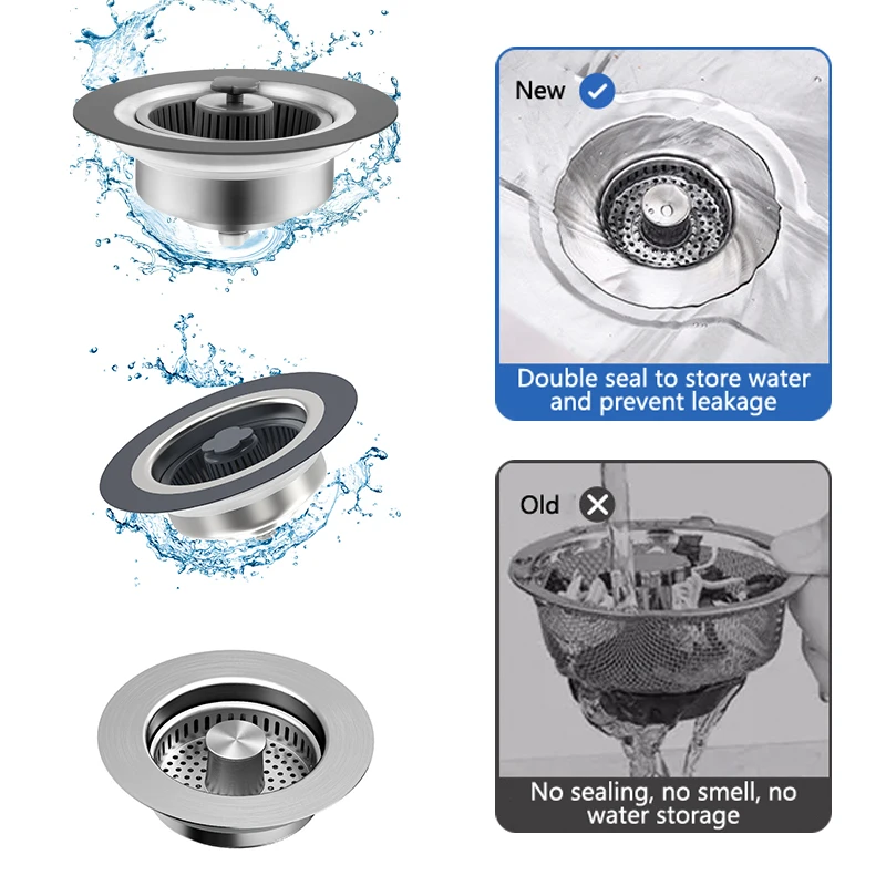 

Ситечко для слива раковины из нержавеющей стали