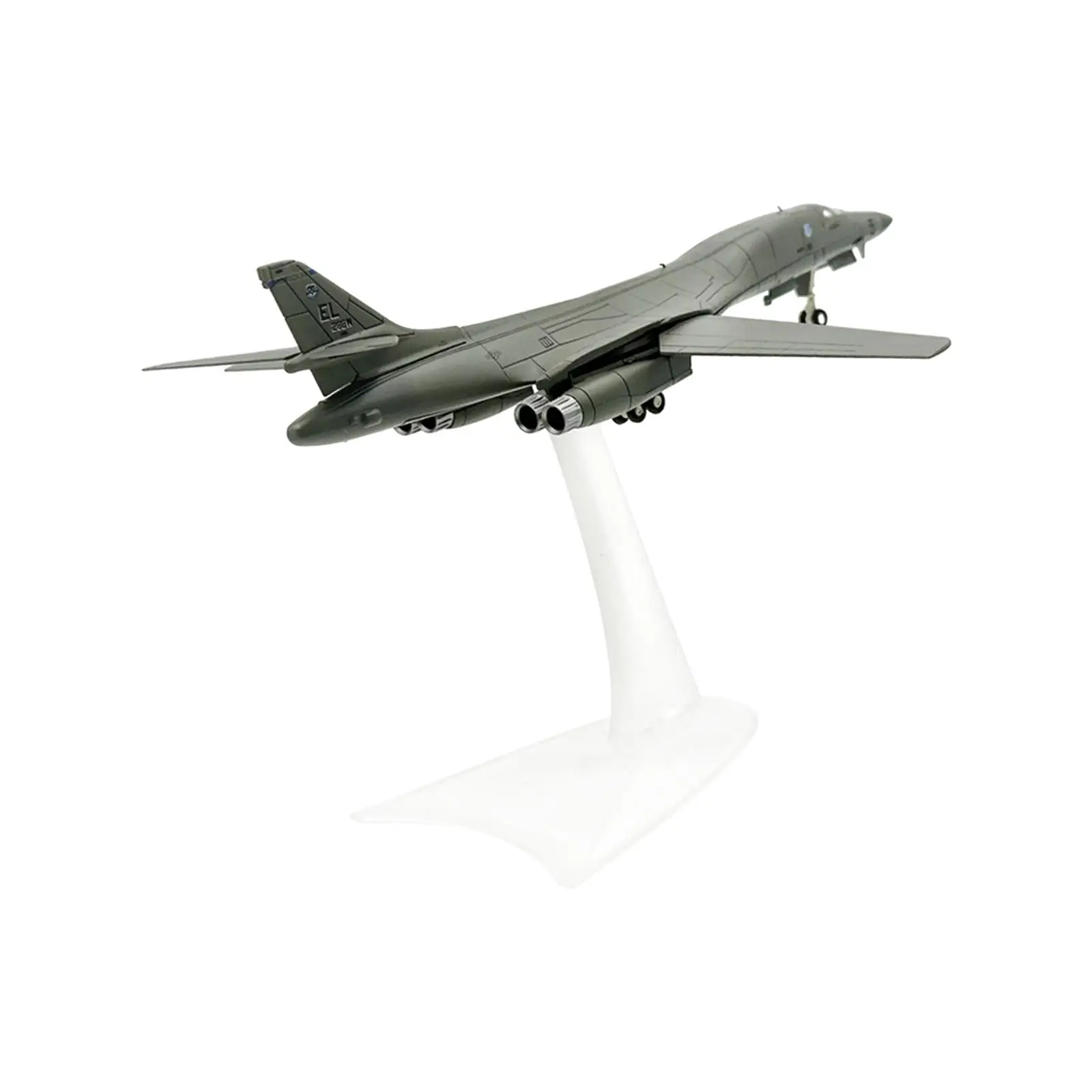 Bomber Tabletop Decor para Crianças, Avião Avião com Stand Alloy Aircraft, Estante, Escritório, Sala de Estar, Café, Casa, 1:200, B-1B