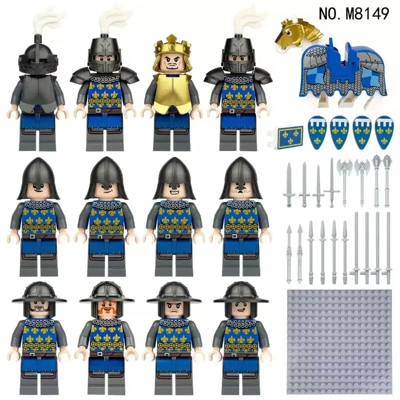 Antike römische Mittelalterritter, Bausteine, Figuren, Spielzeuge, Minifiguren, humanoide Puppen, Spielzeuge, Geburtstagsgeschenke. – Detail 14