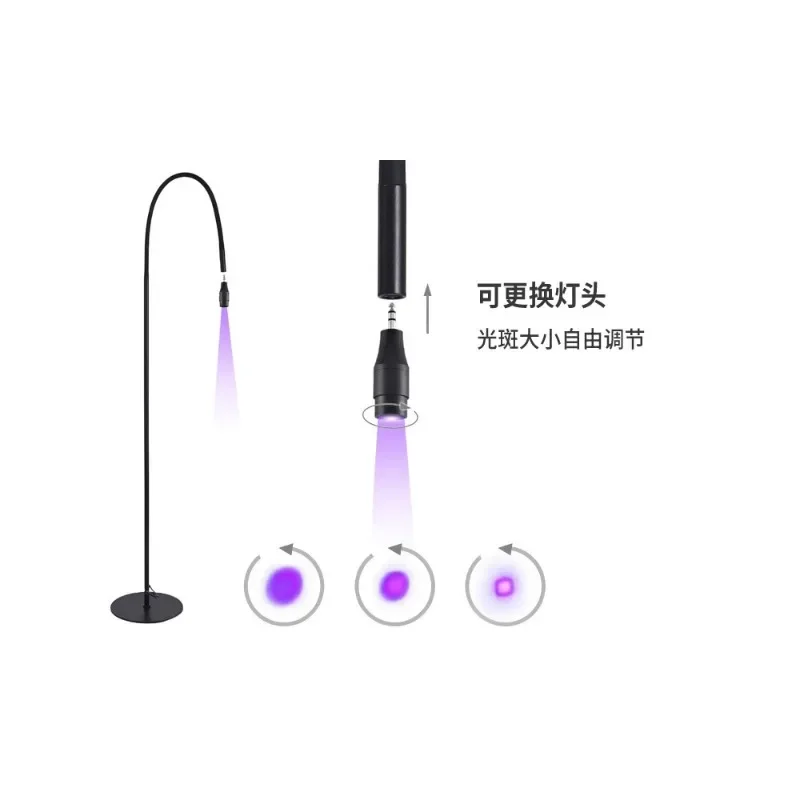 10W high power UV eyelash light 1-3 seconds quick-drying phototherapy light
