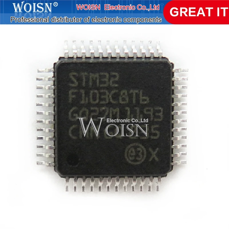 1PCS STM32F103C8T6 STM32F103RFT6 STM32F103RGT6 STM32F105RBT6 STM32F105RCT6 STM32F103CBT6 QFP new and original IC